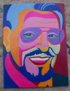 Herb Jeffries 6 x 8 inches Acrylic
